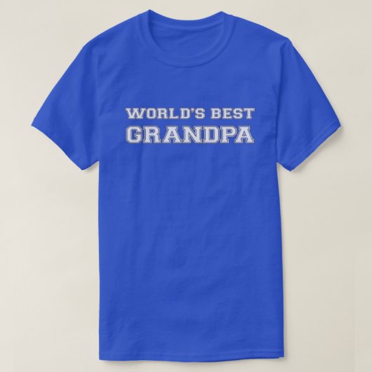 世界で最も最高のな祖父 Tシャツ (デザイン正面)