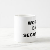 世界で最も最高のな秘書 コーヒーマグカップ (中央)