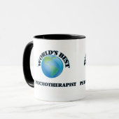 世界で最も最高のな精神療法医 マグカップ (正面左)