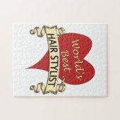 世界で最も最高のな美容師 ジグソーパズル (横)