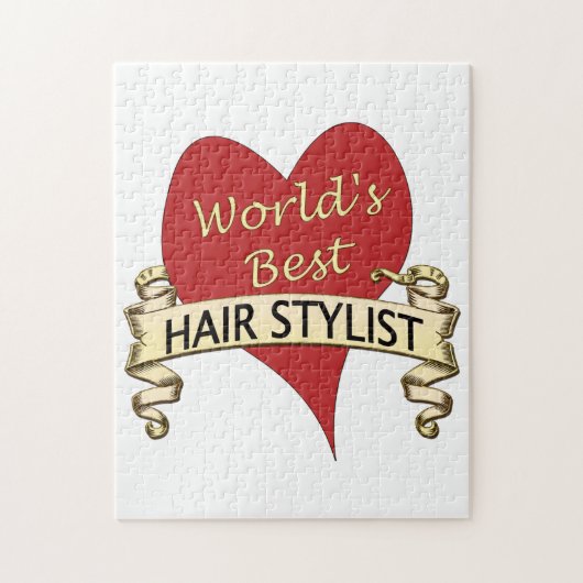 世界で最も最高のな美容師 ジグソーパズル (縦)