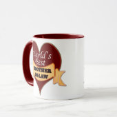 世界で最も最高のな義理の兄弟 マグカップ (正面左)