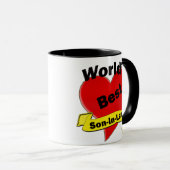 世界で最も最高のな義理の息子 マグカップ (正面右)