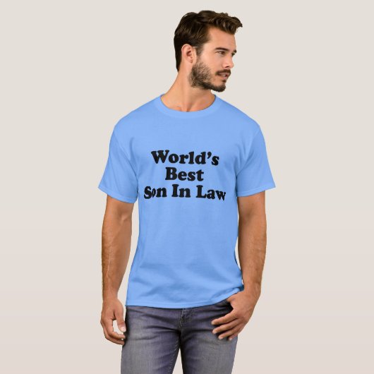 世界で最も最高のな義理の息子 Tシャツ (正面フル)