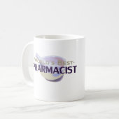 世界で最も最高のな薬剤師のマグ コーヒーマグカップ (正面左)