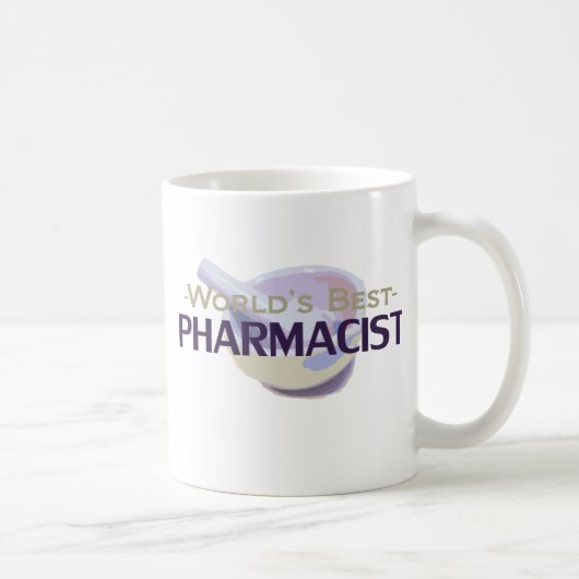 世界で最も最高のな薬剤師のマグ コーヒーマグカップ (右)
