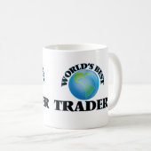 世界で最も最高のな貿易業者 コーヒーマグカップ (正面右)