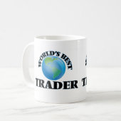 世界で最も最高のな貿易業者 コーヒーマグカップ (正面左)