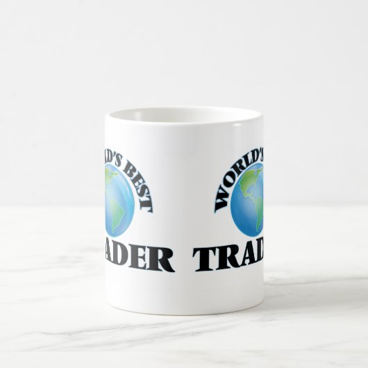 世界で最も最高のな貿易業者 コーヒーマグカップ (中央)