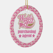 世界で最も最高のな購入代理業者のギフトのオーナメント セラミックオーナメント (右)
