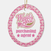 世界で最も最高のな購入代理業者のギフトのオーナメント セラミックオーナメント (左)