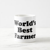 世界で最も最高のな農家 コーヒーマグカップ (中央)