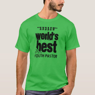 世界で最も最高のな青年牧師の大きくグランジな手紙V02 Tシャツ