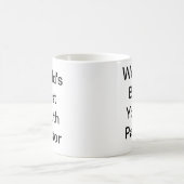 世界で最も最高のな青年牧師 コーヒーマグカップ (中央)
