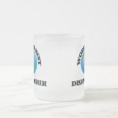 世界で最も最高のな食洗機 フロストグラスマグカップ (中央)