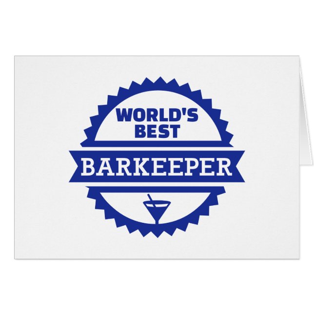 世界で最も最高のなbarkeeperのバーテンダー (正面横)