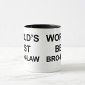 世界で最も最高のなBro法律 マグカップ (中央)