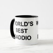 世界で最も最高のなDaddio マグカップ (正面左)
