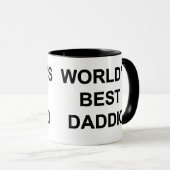 世界で最も最高のなDaddio マグカップ (正面右)