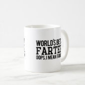 世界で最も最高のなFarter、私は父を意味します コーヒーマグカップ (正面右)