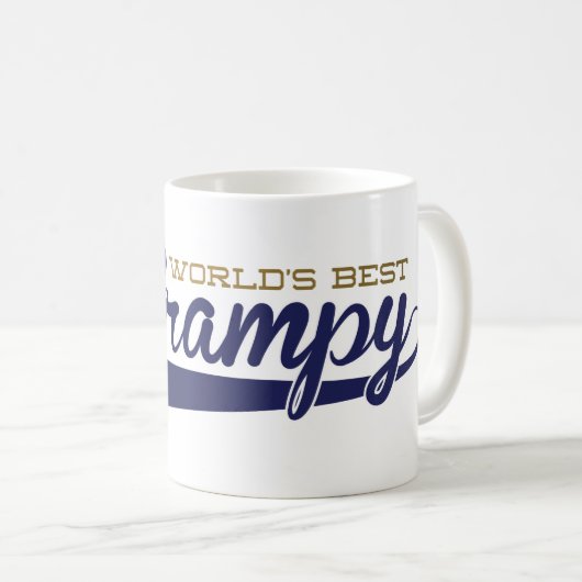 世界で最も最高のなGrampyのマグ コーヒーマグカップ (正面右)