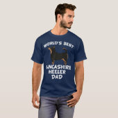 世界で最も最高のなLancashire Heelerのパパ Tシャツ (正面フル)