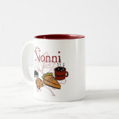 世界で最も最高のなNonniのマグ ツートーンマグカップ (正面左)