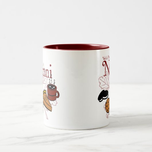 世界で最も最高のなNonniのマグ ツートーンマグカップ (中央)