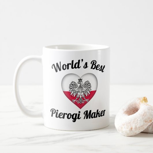 世界で最も最高のなPierogiメーカーのコーヒー・マグ コーヒーマグカップ (ドーナツ)