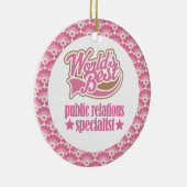 世界で最も最高のなPR活動のギフトのオーナメント セラミックオーナメント (右)