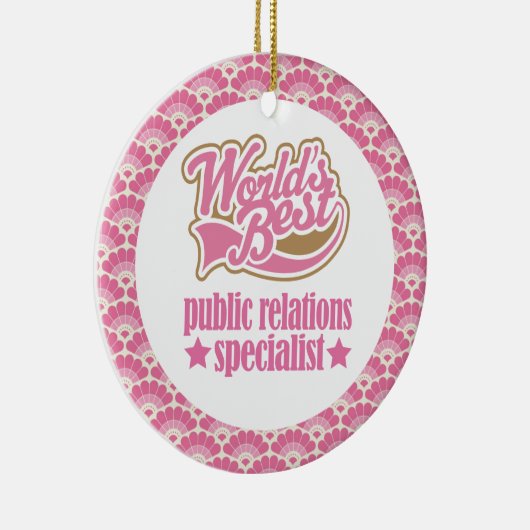 世界で最も最高のなPR活動のギフトのオーナメント セラミックオーナメント (右)