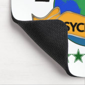 世界で最も最高のなPsychのナース マウスパッド (コーナー)