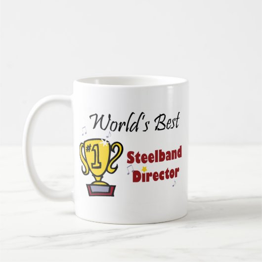 世界で最も最高のなSteelbandディレクター コーヒーマグカップ (左)