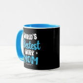 世界で最も最高の仕事母親のための最高の贈り物 マグカップ (正面左)