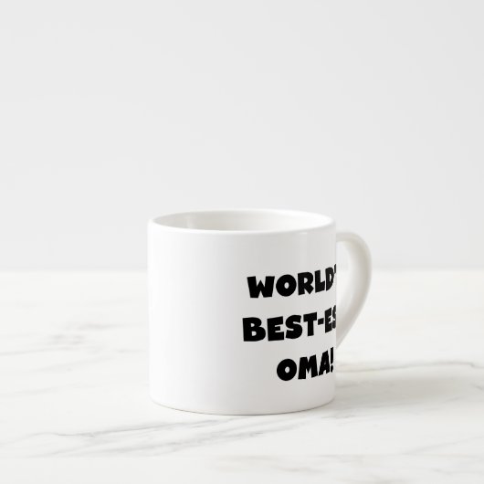 世界で最も最高の高いお真っ白の贈り物 エスプレッソカップ (正面右)