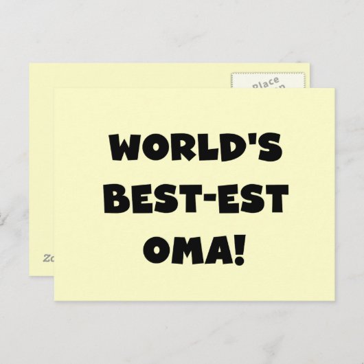 世界で最も最高の高いお真っ白の贈り物 ポストカード (正面/裏面)