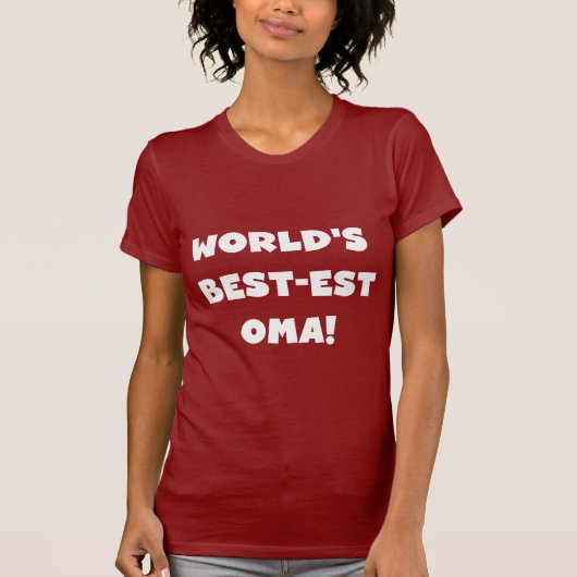 世界で最も最高の高いお真っ白の贈り物 Tシャツ (正面)
