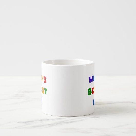 世界で最も最高の高いオパの明るい色のプレゼント エスプレッソカップ (正面)