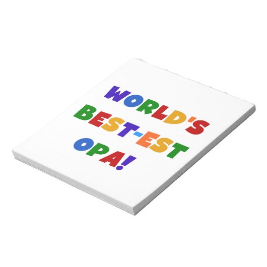 世界で最も最高の高いオパの明るい色のプレゼント ノートパッド (回転)