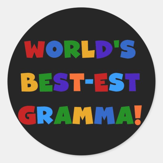 世界で最も最高の高いグラマの明るい色 ラウンドシール (正面)