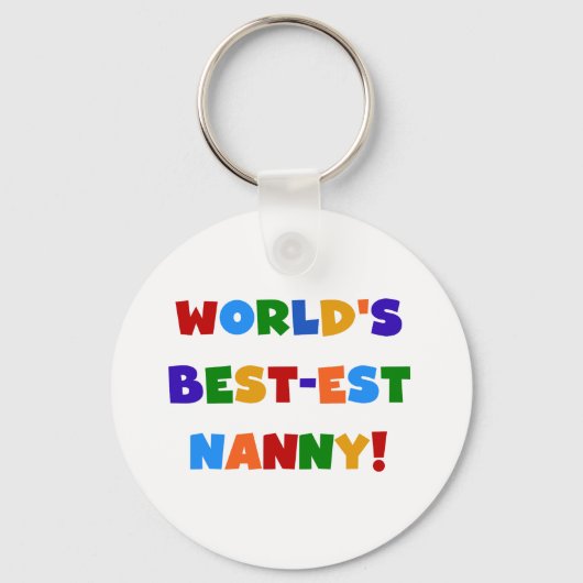 世界で最も最高の高いナニー・ブライト・カラーズ・ギフト キーホルダー (正面)