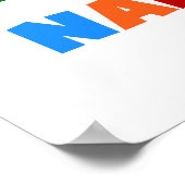 世界で最も最高の高いナニー・ブライト・カラーズ・ギフト ポスター (角)