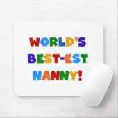 世界で最も最高の高いナニー・ブライト・カラーズ・ギフト マウスパッド (マウス)
