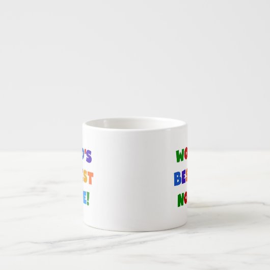 世界で最も最高の高いノニー・ブライト・カラーズ・ギフト エスプレッソカップ (正面)