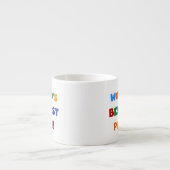 世界で最も最高の高いポピ鮮やかな色彩の贈り物 エスプレッソカップ (正面)