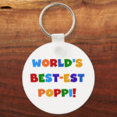 世界で最も最高の高いポピ鮮やかな色彩の贈り物 キーホルダー (正面)