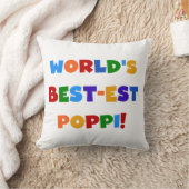 世界で最も最高の高いポピ鮮やかな色彩の贈り物 クッション (ブランケット)