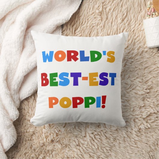 世界で最も最高の高いポピ鮮やかな色彩の贈り物 クッション (ブランケット)