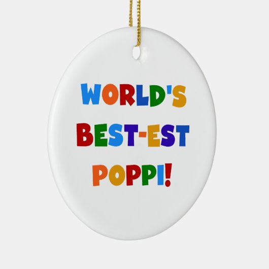 世界で最も最高の高いポピ鮮やかな色彩の贈り物 セラミックオーナメント (右)