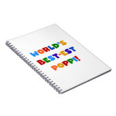 世界で最も最高の高いポピ鮮やかな色彩の贈り物 ノートブック (右側)